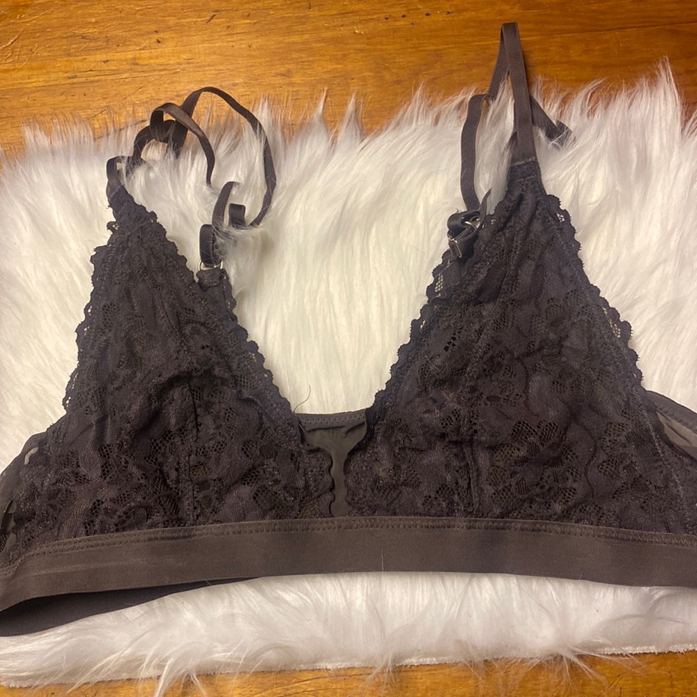 Aerie Eggplant Lace Bralette